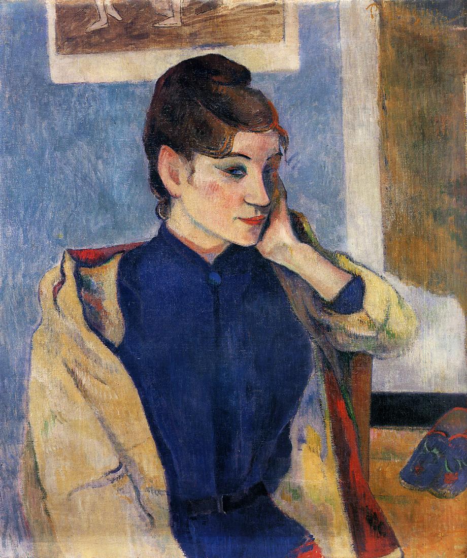 Portrait of Madeline Bernard - Paul Gauguin Painting